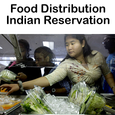 Food Distribution Indian Reservation