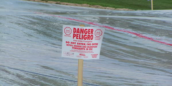 Soil Fumigation, Warning Sign – NAC 555.510.3.d 